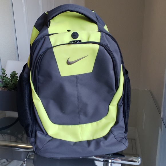 nike rolling backpack blue